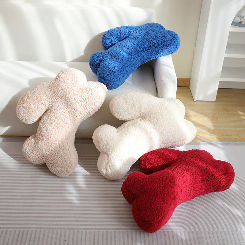 Rabbit Plush Pillow Soft Decorative Cushion