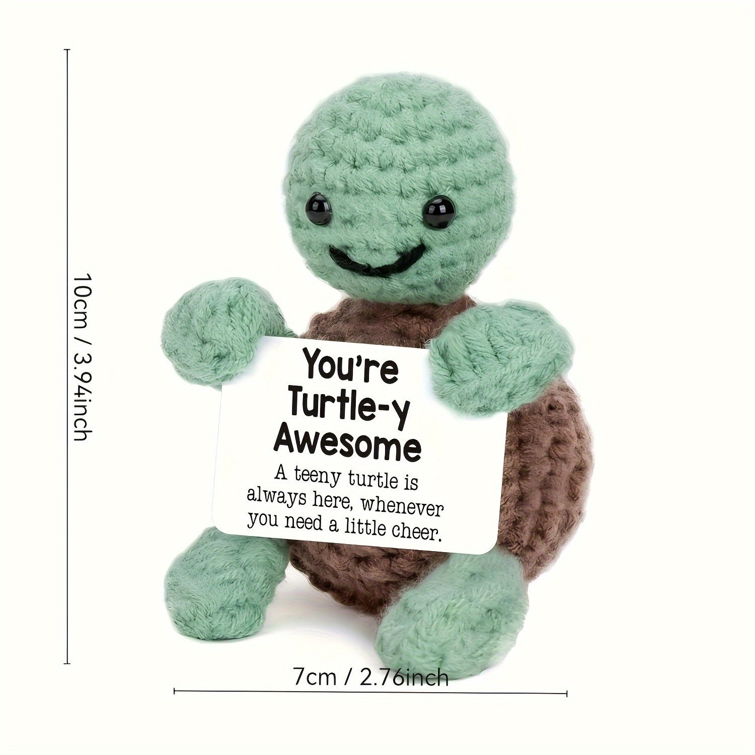 Mini Crochet Turtle Plush Toy